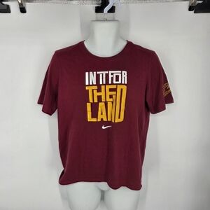 Nike Dri Fit NBA Cleveland Cavaliers Shirt Men XL Shirt Sleeve